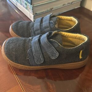 Boys Wool School Sneakers